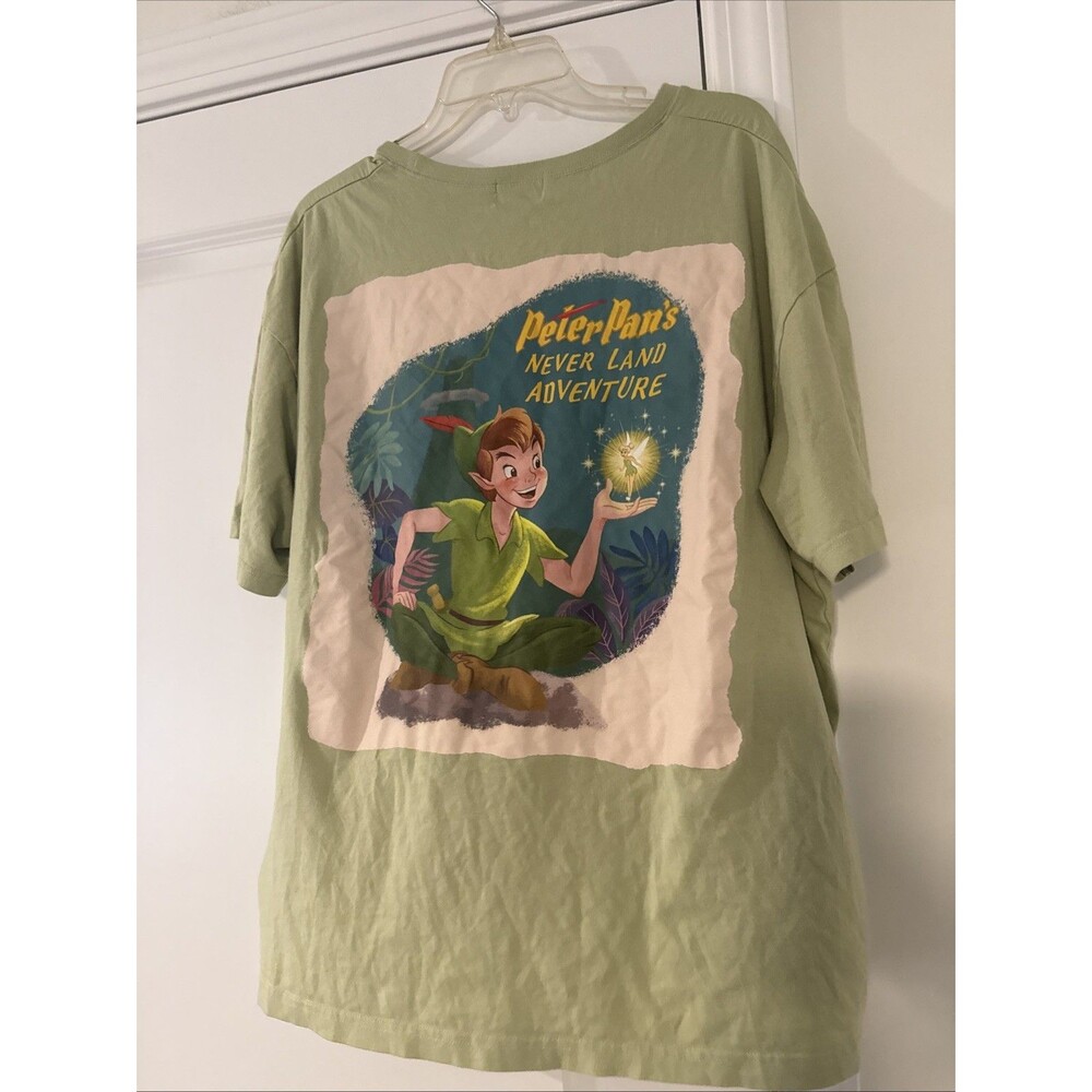 Tokyo Disney Resort Peter Pan's Never Land Adventure Embroidered XL T-shirt